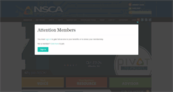 Desktop Screenshot of nsca.org